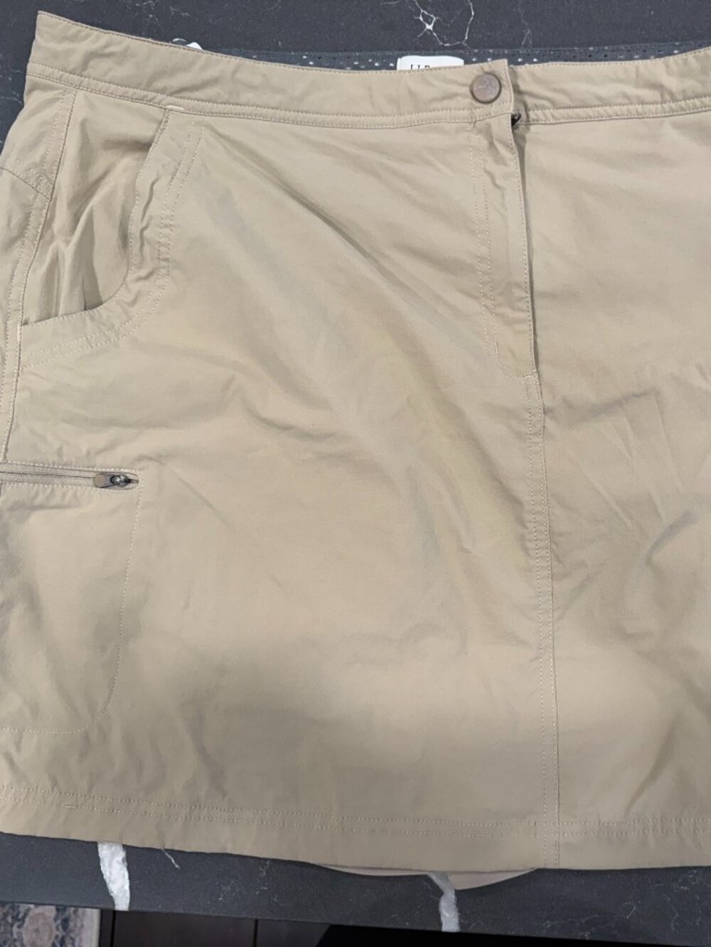 LL Bean Women's Water-Repellent Comfort Trail Skort, Mid-Rise, Plus (20W)
